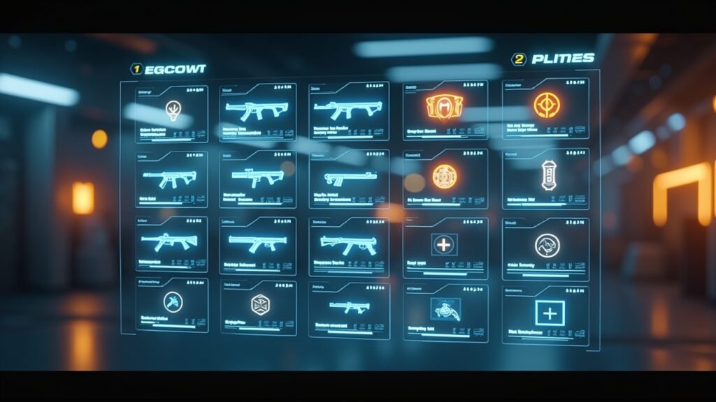 Loadout screen