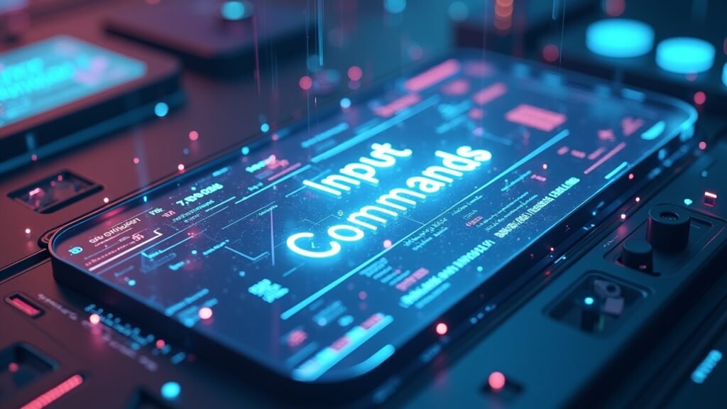 Input commands