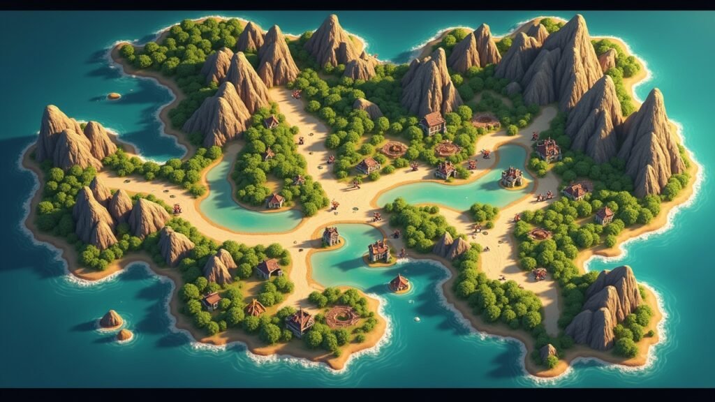 Level map